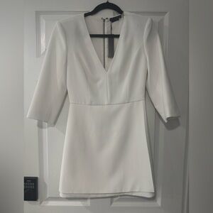 Alice & Olivia White Dress